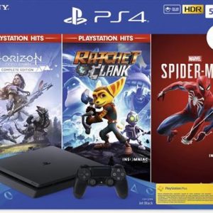 SONY PS4 CONSOLE 500GB WITH 3 GAMES